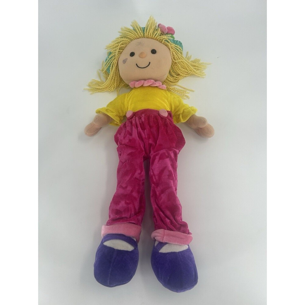 GOFFA DOLL Vintage Y2K Soft large 24” Blondle Yarn Hair HTF